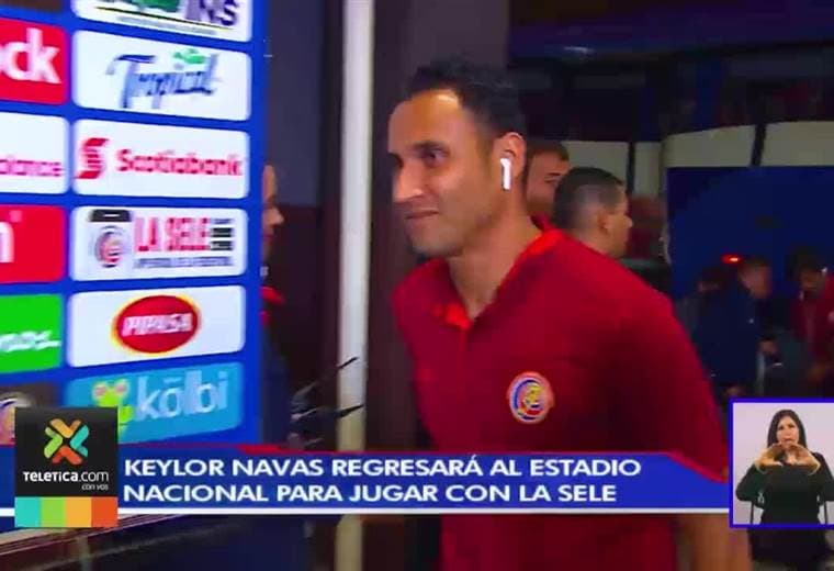 Keylor Navas vuelve al Estadio Nacional en su nivel más alto