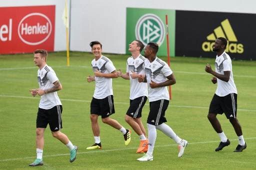 Entrenamiento de la selección de Alemania.|AFP
