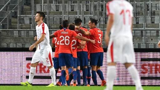 Chile derrotó a Serbia en amistoso internacional.|AFP