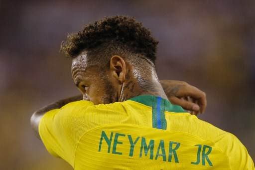 Neymar, capitán de Brasil.|AFP