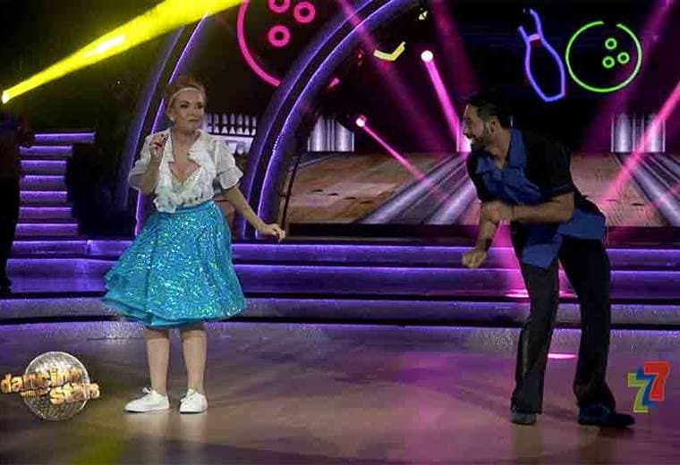 Amanda Moncada bailó jive en la segunda gala de Dancing With The Stars