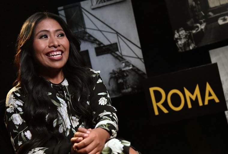 Yalitza Aparicio, protagonista y revelación de la película mexicana "Roma" |AFP. 