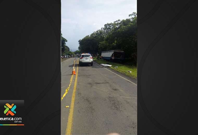Ciclista muere tras ser atropellado por vehículo liviano en Carrillo de Guanacaste