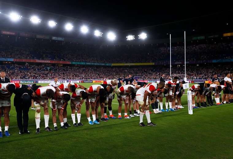 Japón gana a Escocia tras el tifón y hace historia en el Mundial de rugby