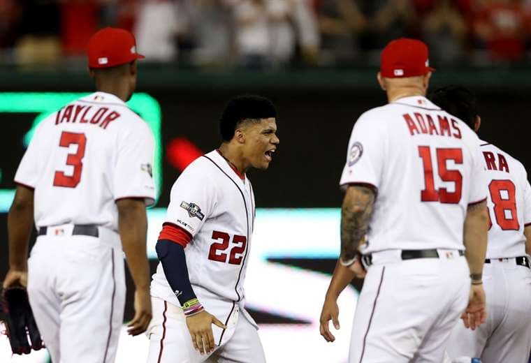 MLB: Con doblete del dominicano Soto los Nacionales vencen a Cerveceros en partido por el comodín