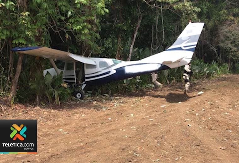 Autoridades localizaron una avioneta en la zona sur que habría sido usada por el crimen organizado
