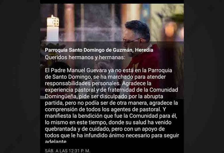 Supuesto abuso sexual del sacerdote Manuel Guevara se habría dado cuando la víctima tenía 12 años