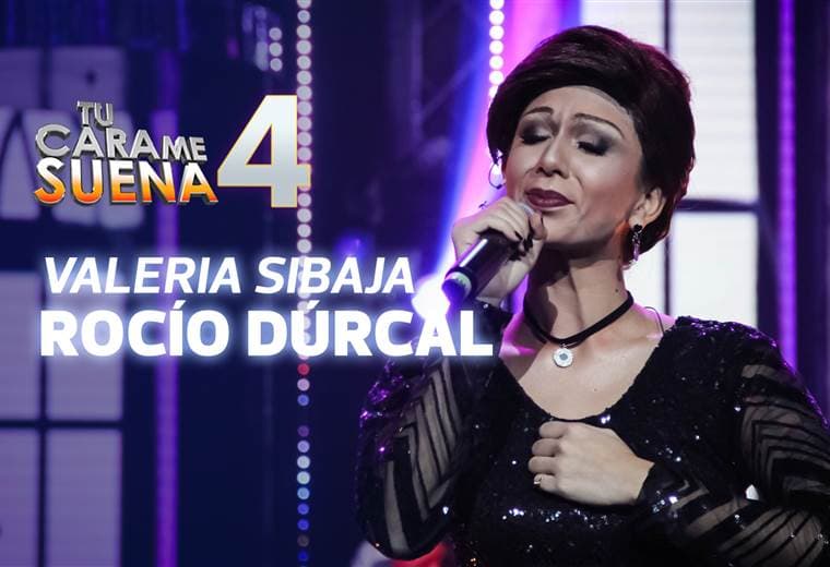 Valeria Sibaja se convirtió en Rocío Dúrcal en Tu Cara Me Suena