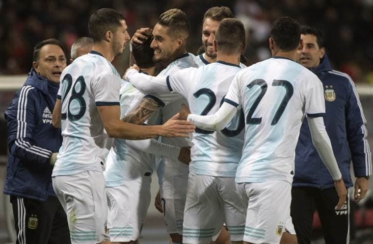 Argentina venció 1-0 a Marruecos en amistoso jugado en Tánger