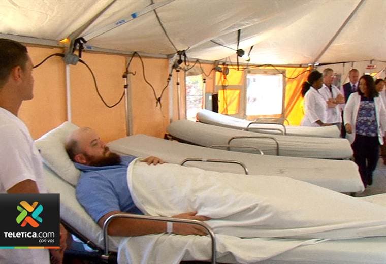 Centros médicos del GAM se unen para montaje de hospital móvil para emergencias