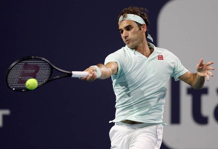 Federer vence a Isner y gana su cuarto Masters 1000 de Miami