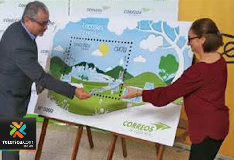 Correos de Costa Rica destaca un modelo eléctrico renovable en el nuevo sello postal