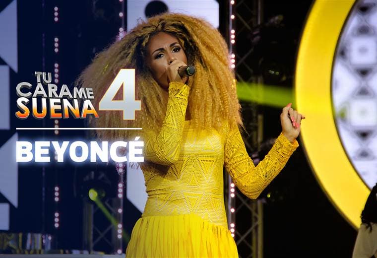 Valeria Sibaja imitó a Beyoncé en la gala siete de Tu Cara Me Suena