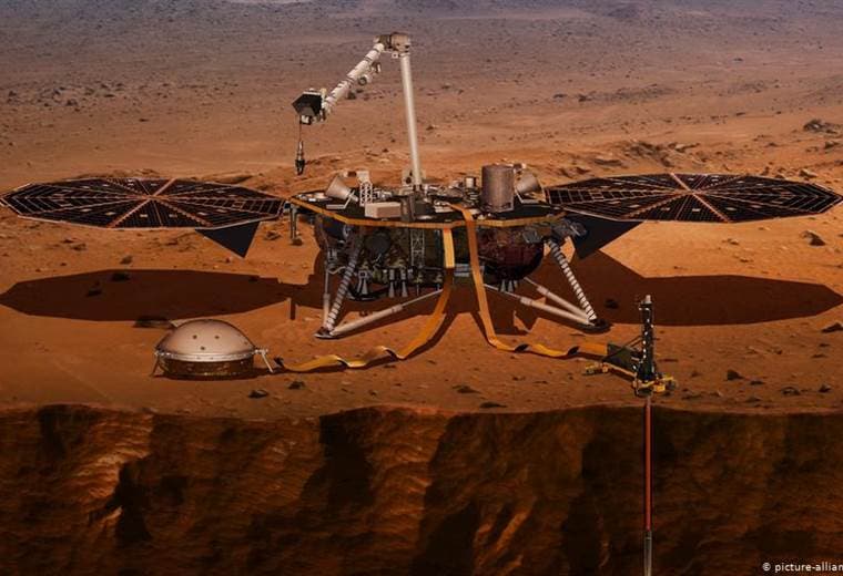 Sonda InSight registró sismo en Marte