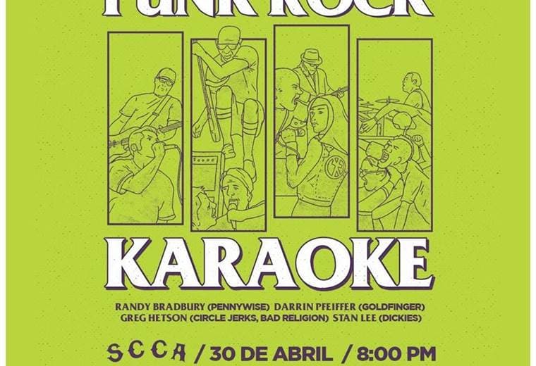 Punk Rock Karaoke: la oportunidad de cantar con los músicos más reconocidos del género