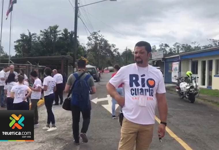 Pobladores de Río Cuarto acudieron este domingo a las urnas para elegir la cabeza del nuevo cantón.