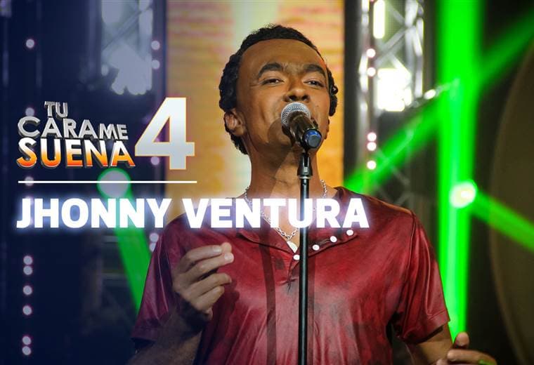 Jorge Madrigal se transformó en Jhonny Ventura en la gala 10 de Tu Cara Me Suena