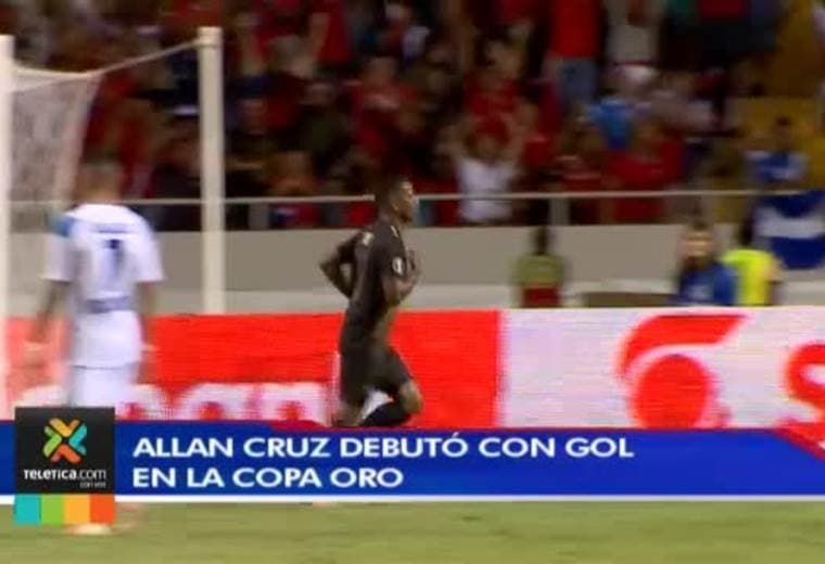 Allan Cruz debutó con gol en la Copa Oro