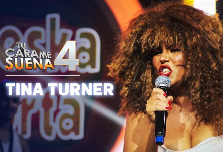 Waleska Oporta cerró la semifinal de Tu Cara Me Suena con imitación de Tina Turner