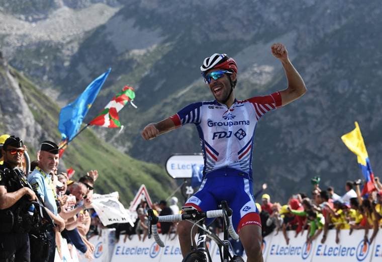 Thibaut Pinot, ganador de la etapa 14 del Tour de Francia | AFP