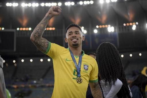 Gabriel Jesús, delantero de Brasil | AFP