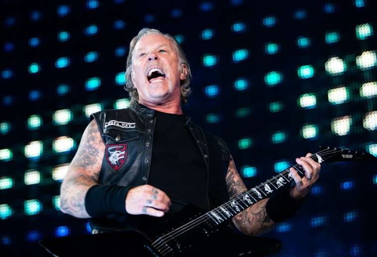 El vocalista y guitarrista de Metallica, James Hetfield |AFP. 