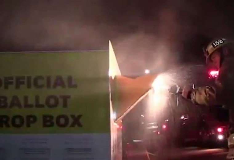 EE. UU.: Investigan incendio que destruyó boletas electorales
