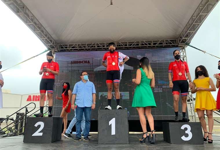 Costa Rica se dejó podio completo en Centroamericano de ciclismo
