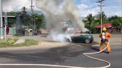Video: Bomberos han atendido 68 vehículos en llamas este 2020