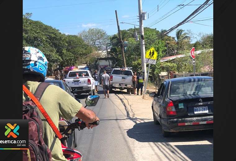 Balacera dejó una extranjera herida y dos detenidos en playa Tamarindo