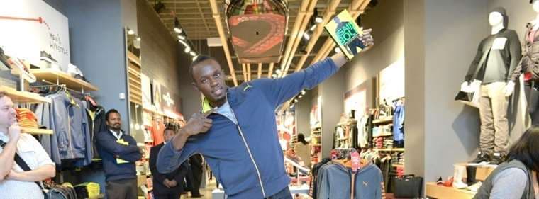 Usain Bolt. AFP