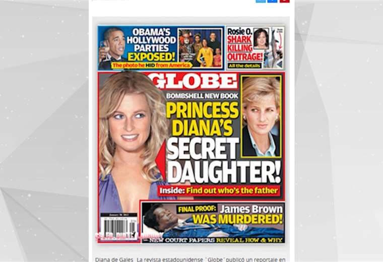 Medios internacionales aseguran que princesa Diana tuvo una hija fuera del matrimonio