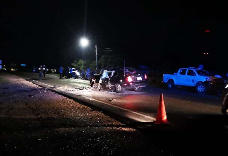Joven conductora muere tras choque frontal en Guanacaste