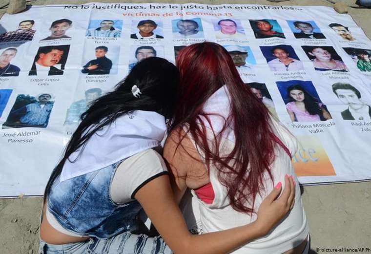 Piden ADN a familiares de personas desaparecidas en Colombia