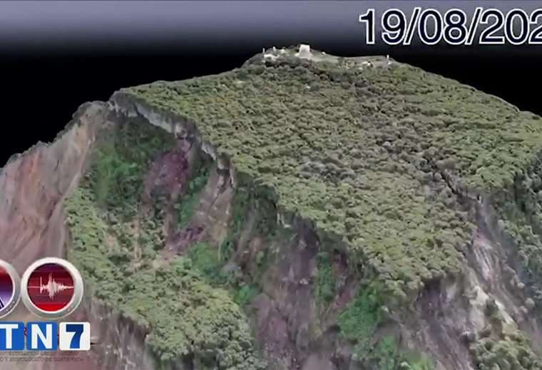 Modelo 3D evidencia deslizamiento en el Volcán Irazú