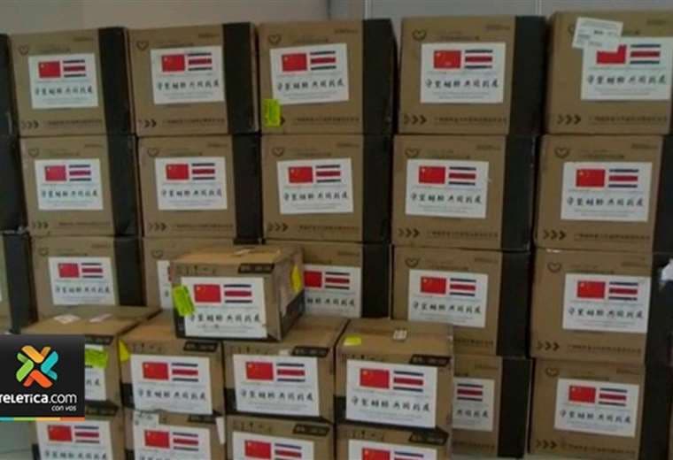 China donó 10 mil mascarillas a Municipalidad de San José