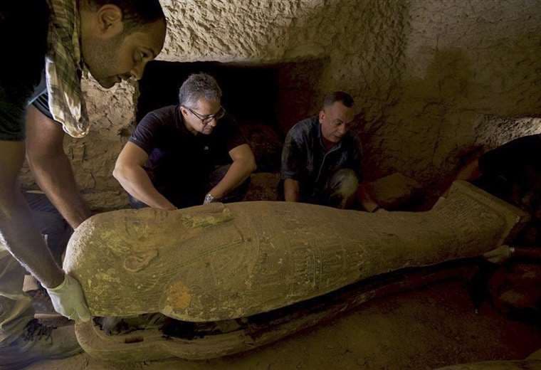 Egipto: Descubren sarcófagos enterrados de hace 2.500 años