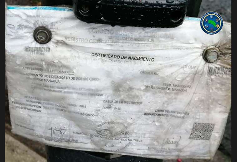 Moto circulaba con "certificado de nacimiento" en lugar de placa 