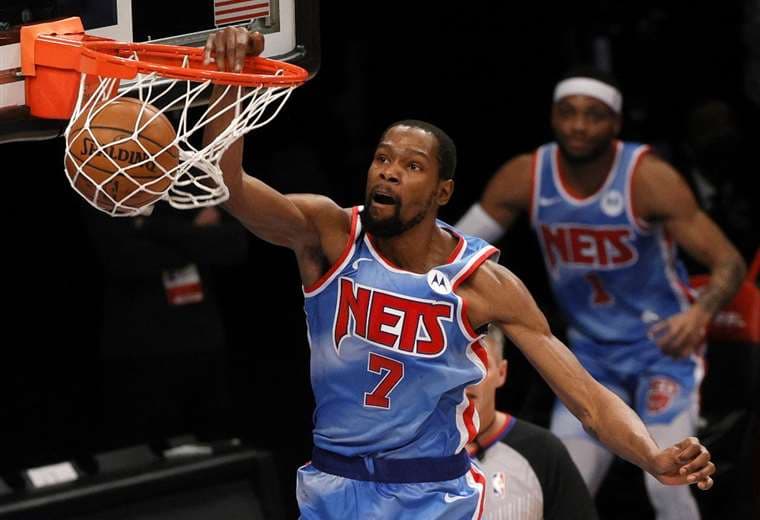 NBA: Durant se luce y pone a Nets arriba 2-0 y los Suns marcan el paso