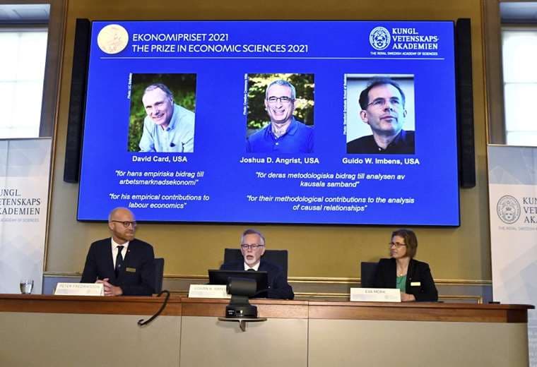 Nobel de Economía para tres especialistas en "experimentos naturales"