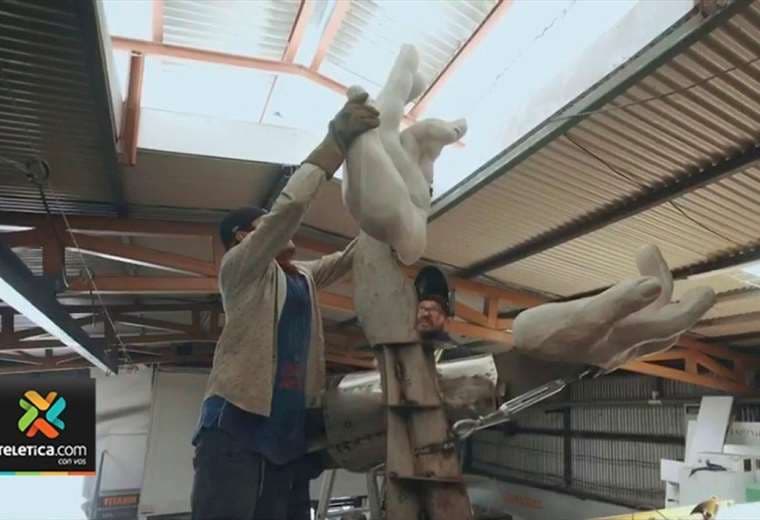 Cartago develará escultura de 12 metros en homenaje al Bicentenario