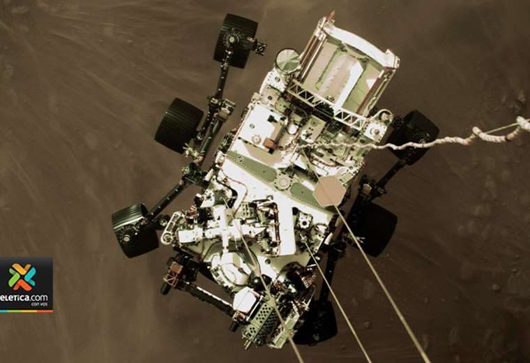 Nasa publica espectaculares fotos de llegada del Perseverance a Marte