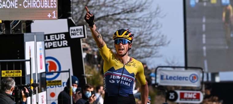Primoz Roglic gana la contrarreloj de primera etapa de Vuelta a España