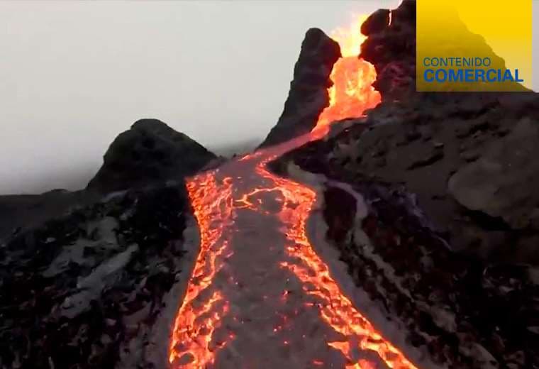 TecToc: fotógrafo capta con dron impresionantes imágenes de volcán en erupción