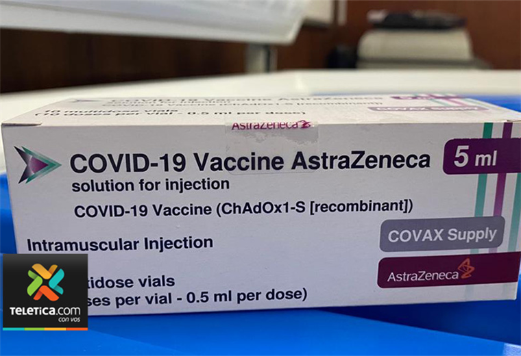 Costa Rica recibirá 319.000 vacunas de AstraZeneca donadas por Canadá