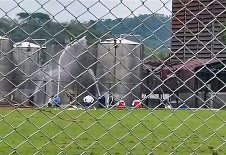 Explosión en Fábrica Nacional de Licores deja cuatro personas heridas