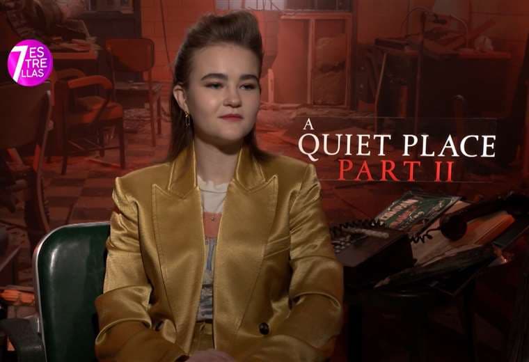 Actriz Millicent Simmonds nos cuenta sobre su participación en "A quiet place 2"