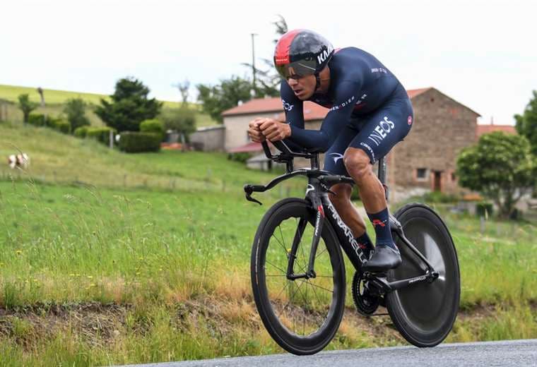 Amador concluye sin inconvenientes contrarreloj del Criterium del Dauphiné
