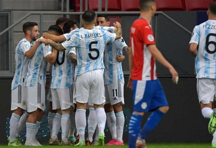 Argentina-Paraguay. AFP