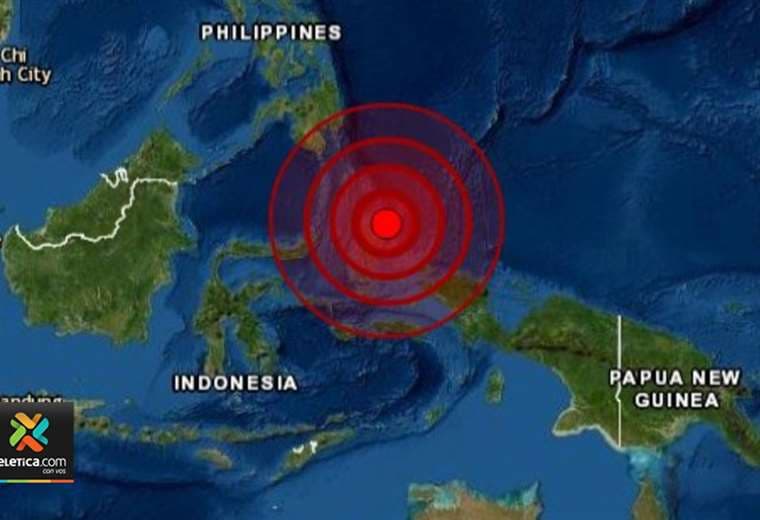 Terremoto de magnitud 7 frente a las costas de Indonesia